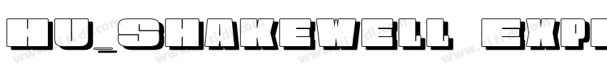 Hu_Shakewell ExpBlk字体转换